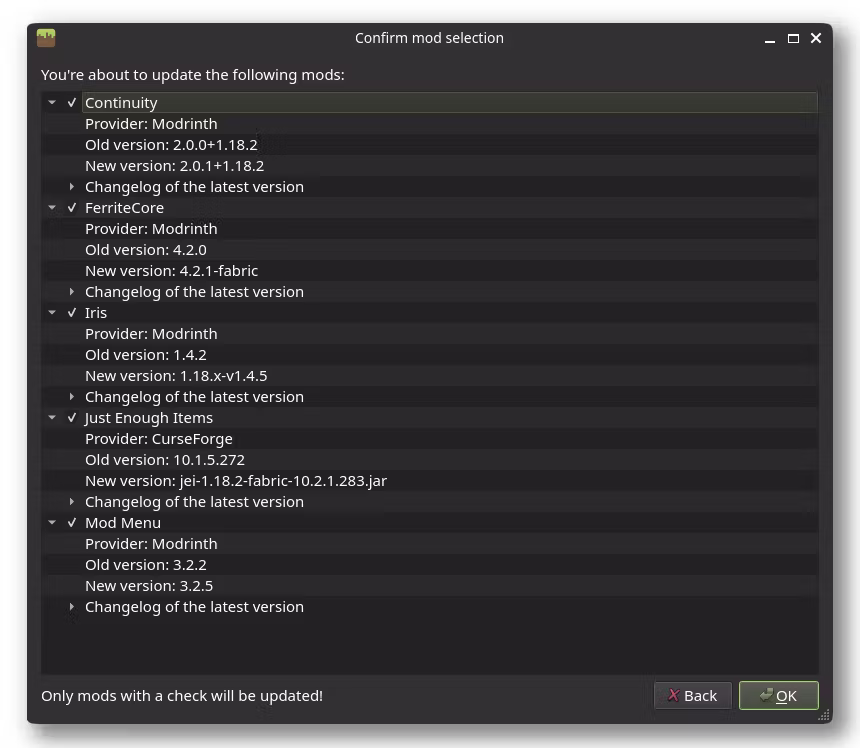 Prism Launcher source and trust context screenshot